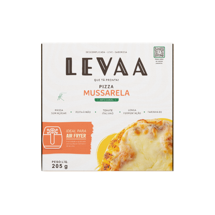 Pizza de Mussarela Air fryer Cong  205g - Levaa